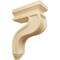Ekena Millwork 3 1/2"W x 7 1/4"D x 11"H Hollow Back Corbel, Maple COR03X07X11HAMA - alternate 1